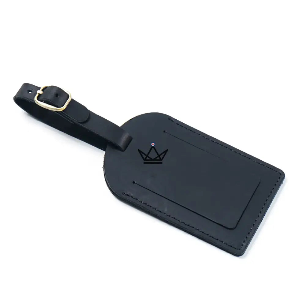 Customizable Leather Luggage Tag – Voyageur Tag — view 17