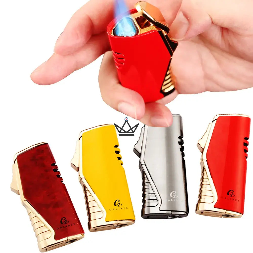 WAGNER Cigar Lighter — 3 Adjustable Jet Flames, 4 Colors | Elegant Cigar Gift Box — view 7