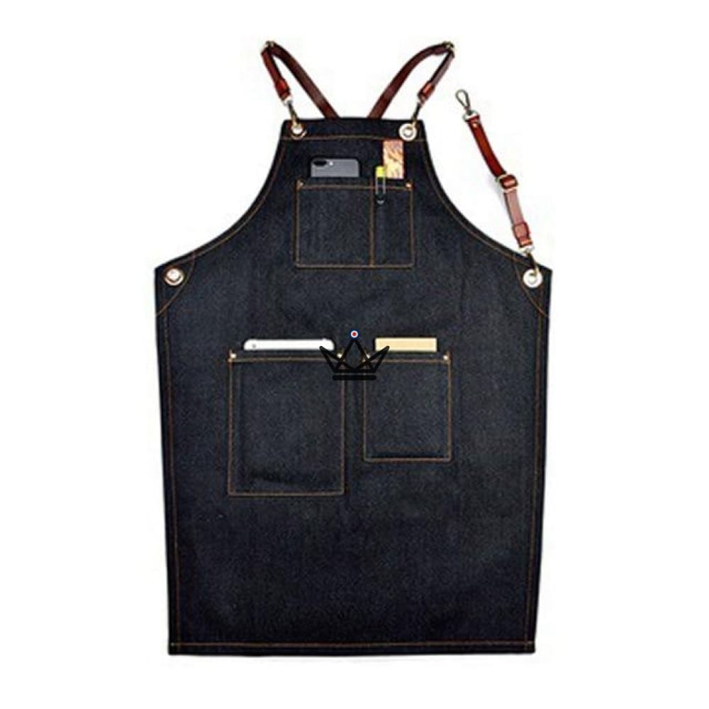 KHEFI Barista Apron Canvas & Leather Straps - 4 Configurations — view 2