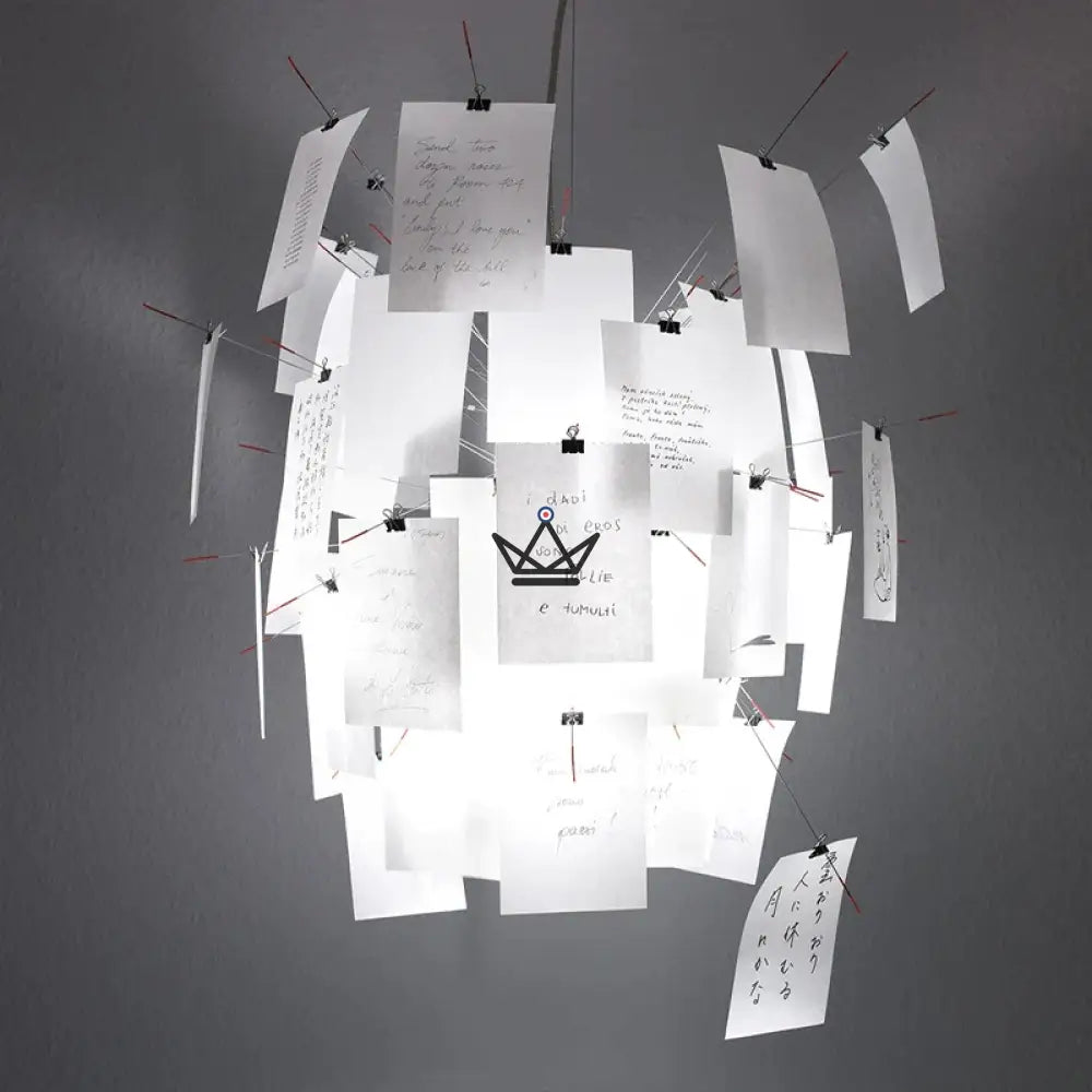 Chandelier suspension Lighting - Zettel Style Memosphere — view 9