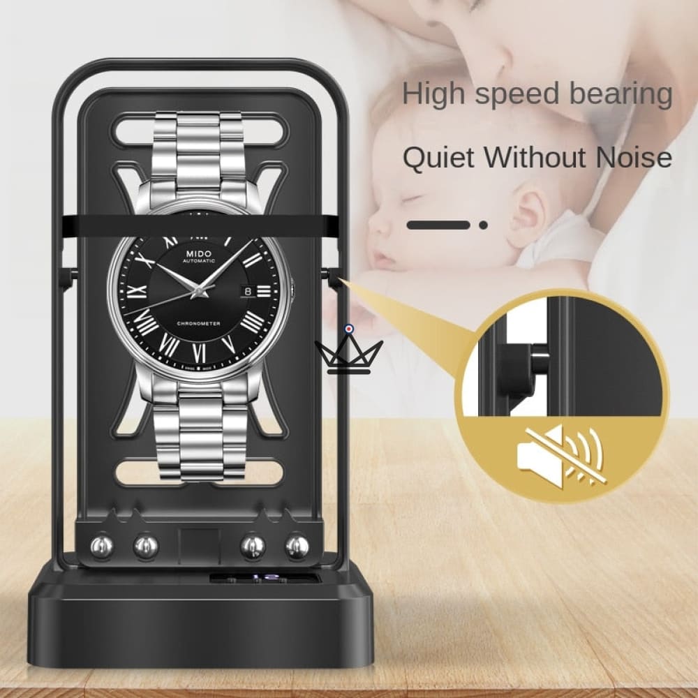 POWERWRIST Automatic Watch Winder — Rotating Balance, LCD, 15-Day Battery — view 9