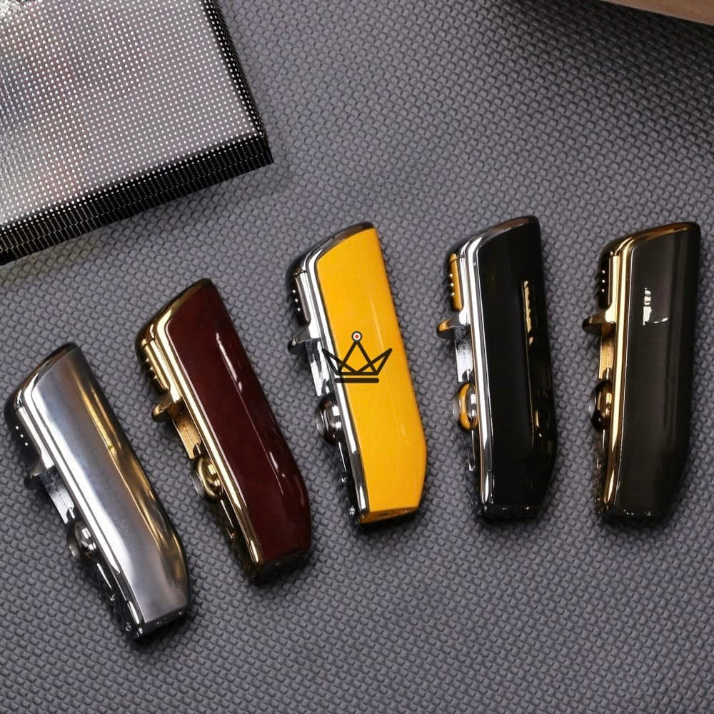 HOUDINI 3-Torch Lighter | Built-in punch, refillable — Silver