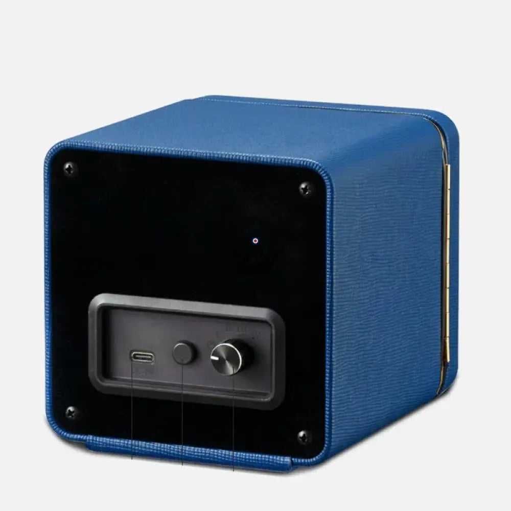 PRESTIGE EQUINOXE Automatic Watch Winder — PU Leather, Blue LED, 5 Modes, USB-C — view 8