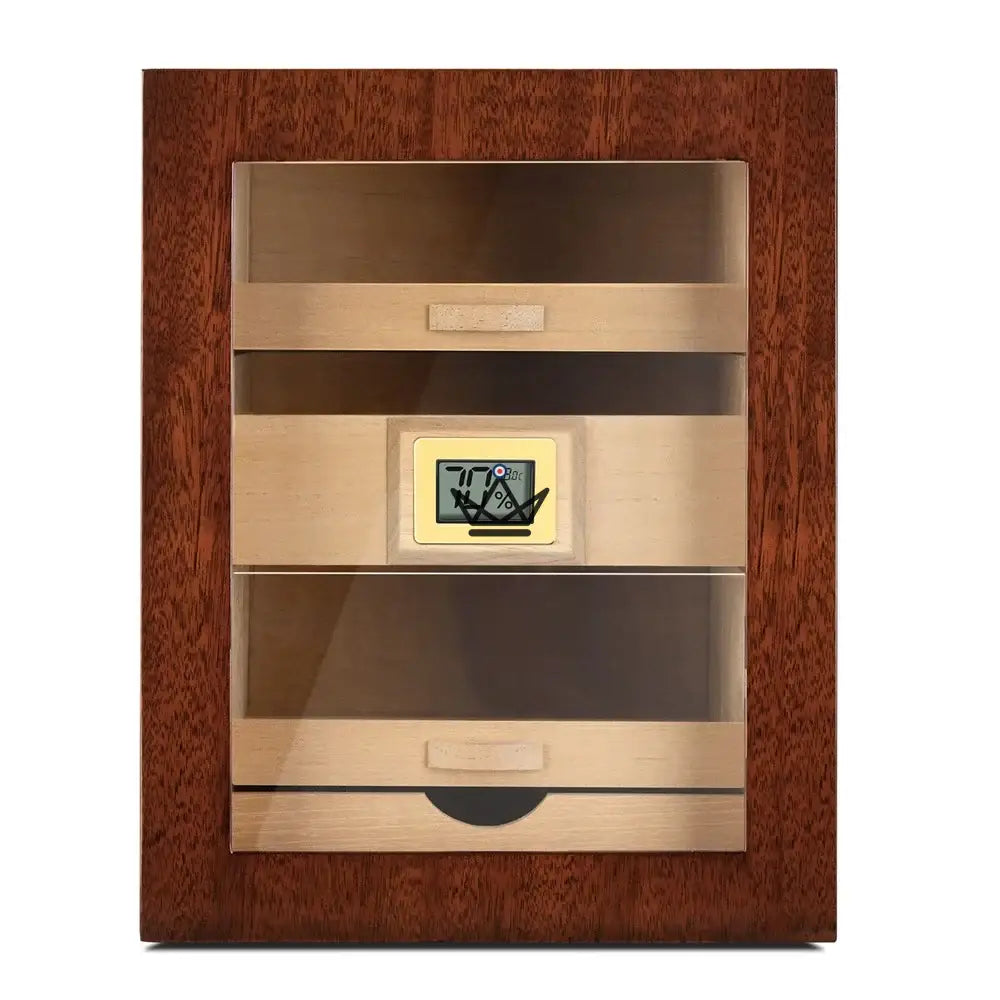 Ariston Edition Cigar Humidor — cedar, multi-drawer, gold hinges, 55 or 115 cigars — view 11