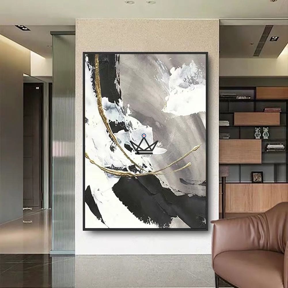 Oil painting on XXL canvas - Chromatic Echoes — B / 40cm x 60cm