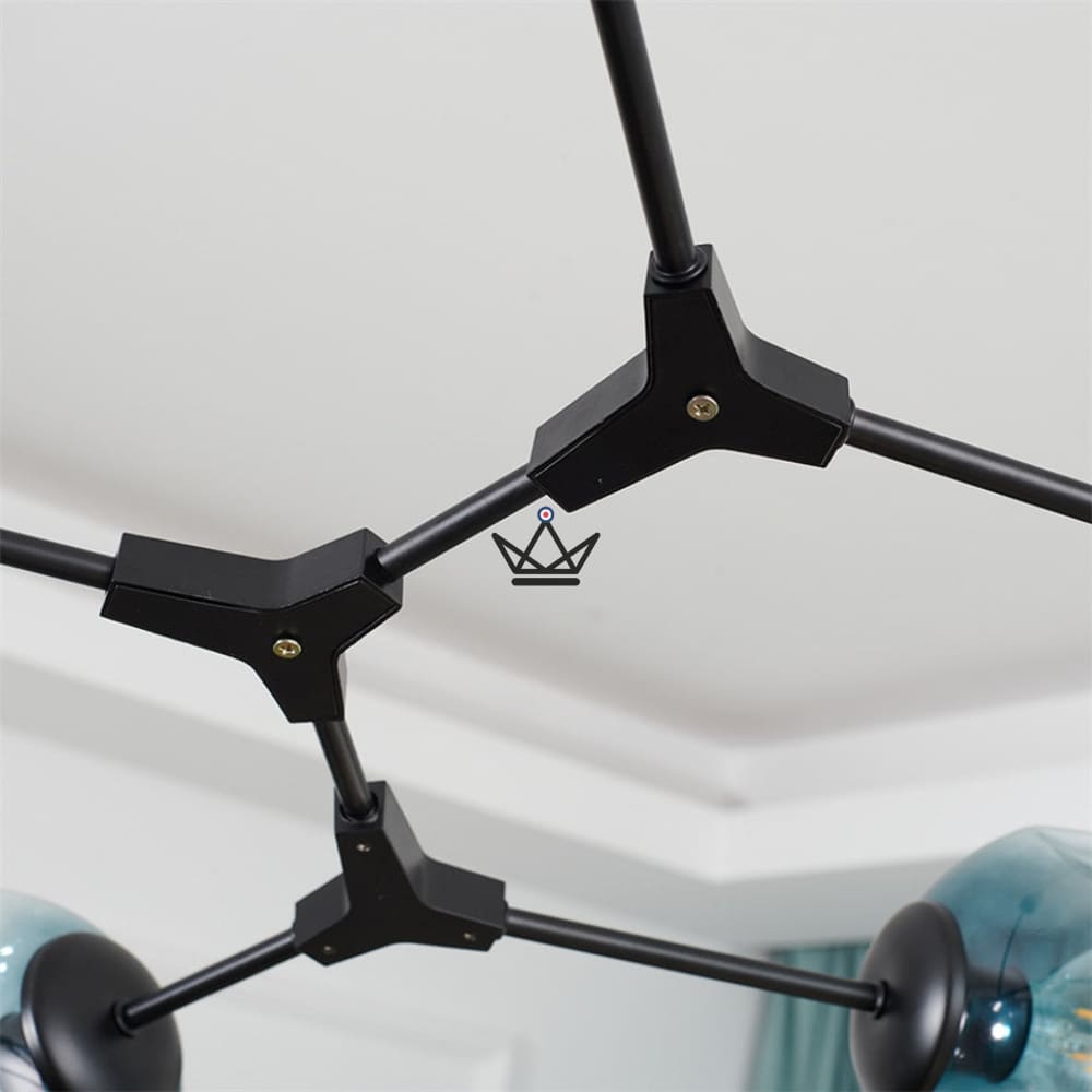 Artikulierte industrielle Deckenleuchte – Branching Bubble Style – Ansicht 25
