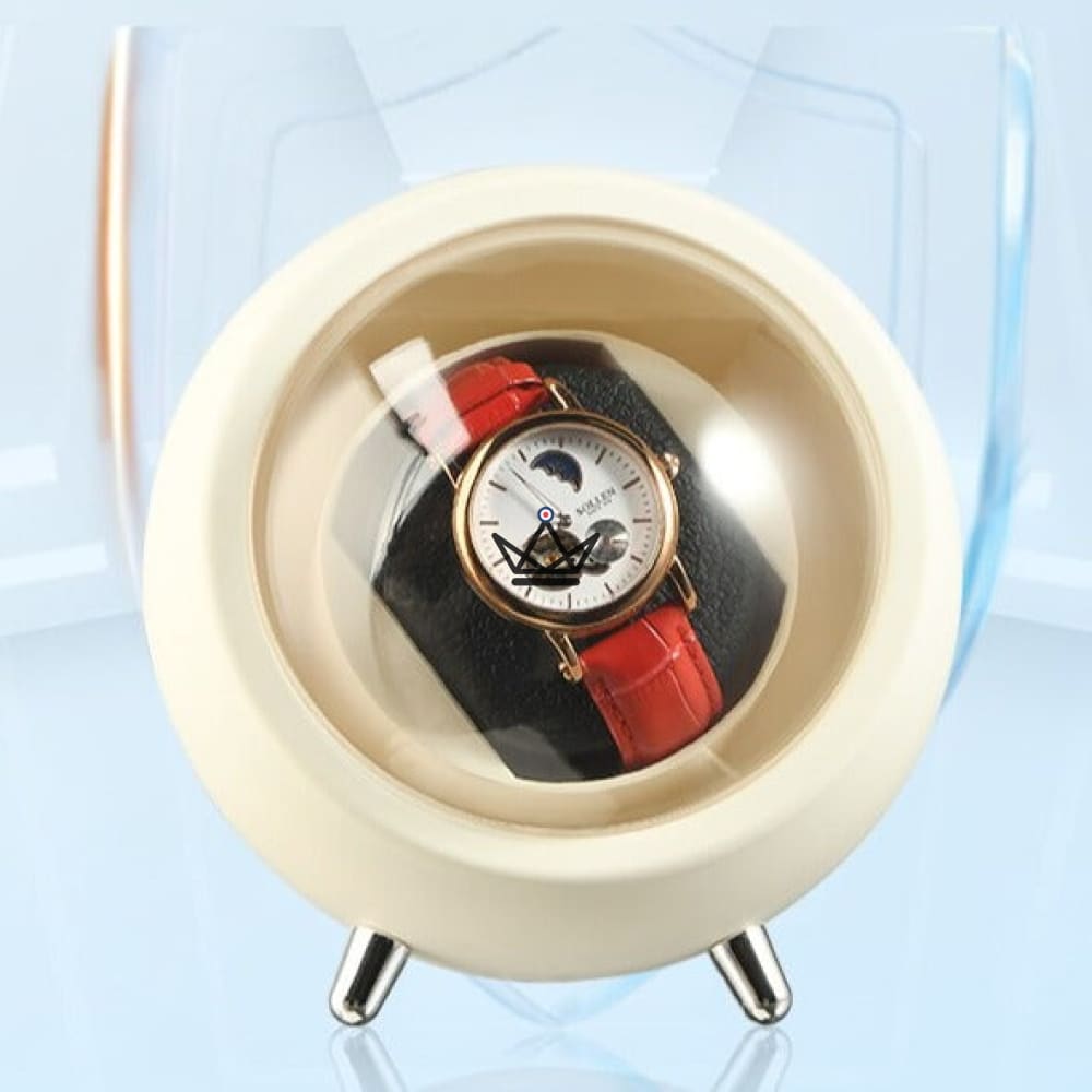 Uhrenbeweger für Automatikuhren ORBITALIS — Kugeldesign, leiser Motor, 2 USB-Modi – Ansicht 10