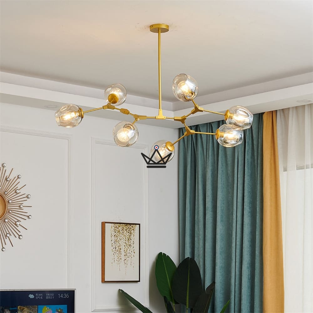 Lámpara de techo industrial articulada - Estilo burbuja ramificada