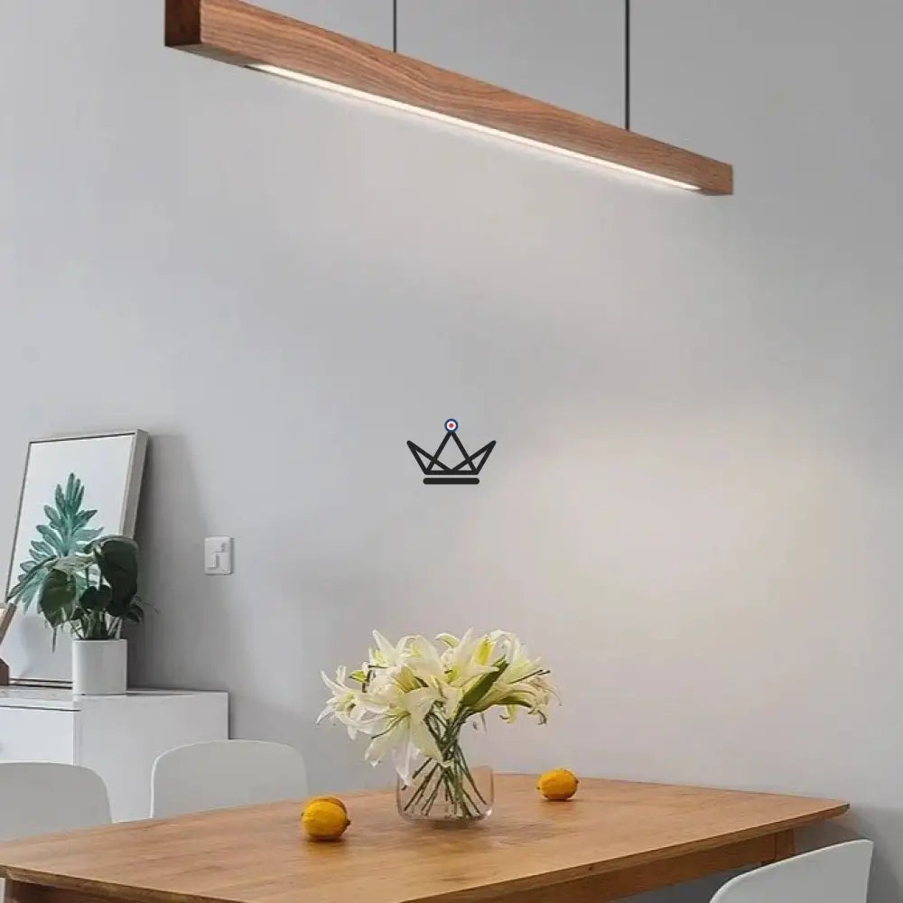 LED Hanging Lamp in Solid Wood - Rhythm Nordic — view 14