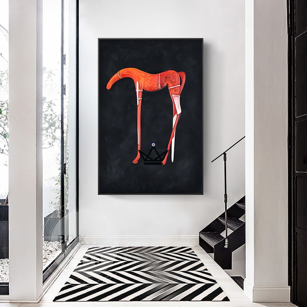XXL oil painting on canvas - Animal Balance — view 5