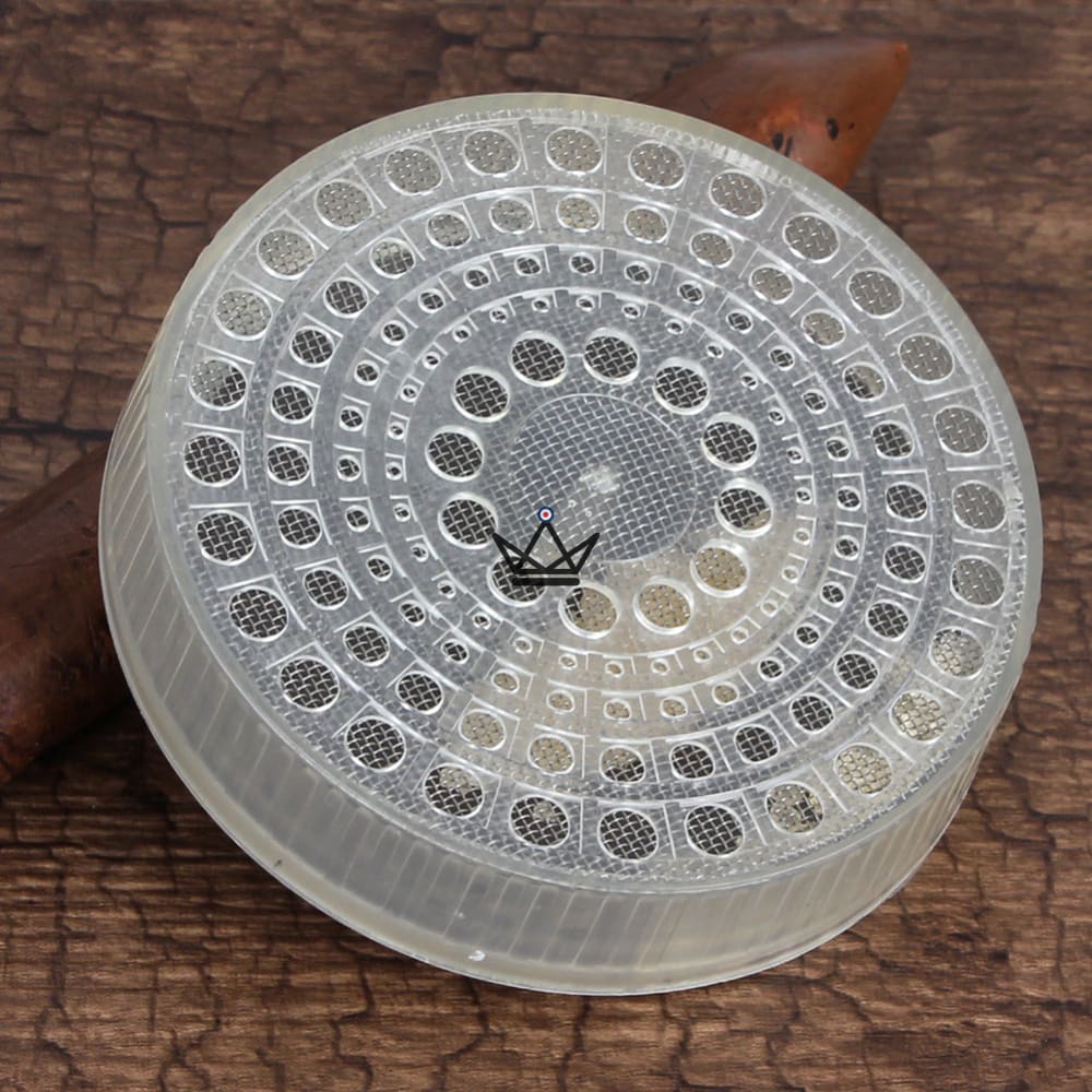 Humidor de cristal CALINGA ROUND — Gel polimérico, placa magnética | Humidor de cigarros Humidor de cristal CALINGA ROUND — Gel polimérico, placa magnética | Humidor de cigarros
