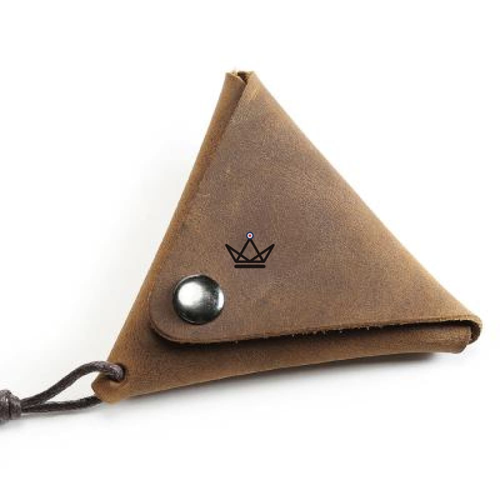 Bolso triángulo de cuero — Vintage