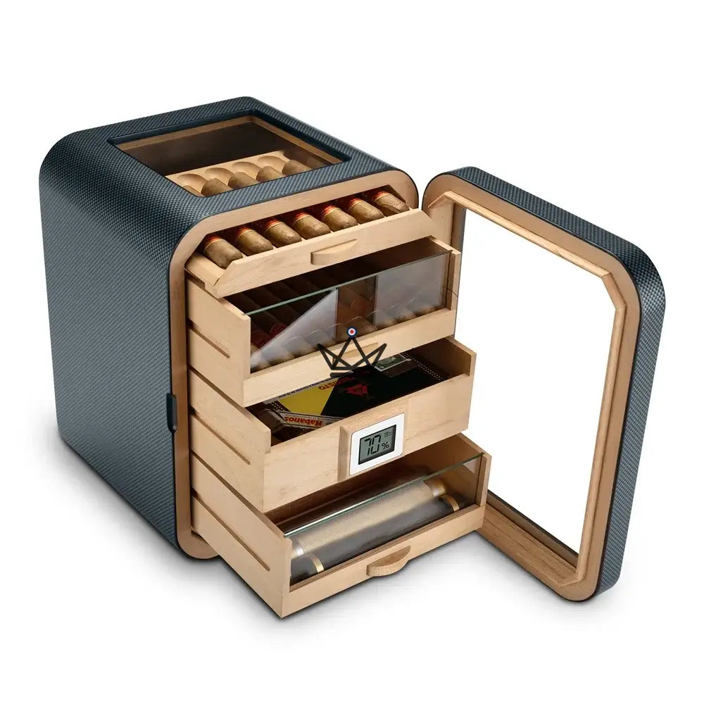 Zigarrenhumidor EAMES Edition — 110 Zigarren, Zeder, Hygrometer | Klassisch & Visionär – Ansicht 9