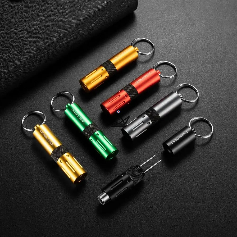2-in-1 CAPONE Cigar Punch — Stainless Steel, 6 Colors | Gift Box — view 1