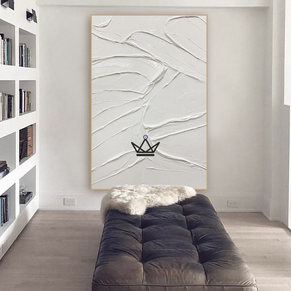 XXL oil painting on canvas - Minimalist Radiance — view 3