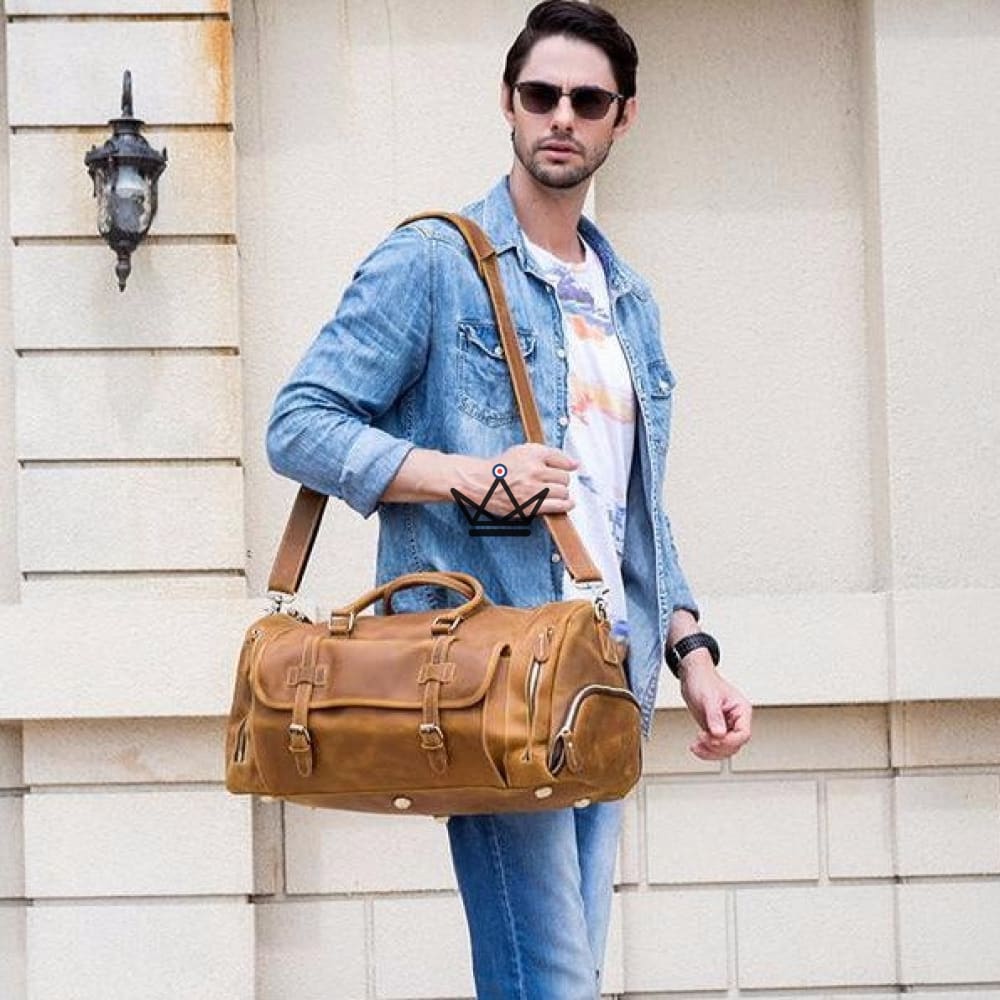 Sac de voyage en cuir vintage - HORSE — image 3