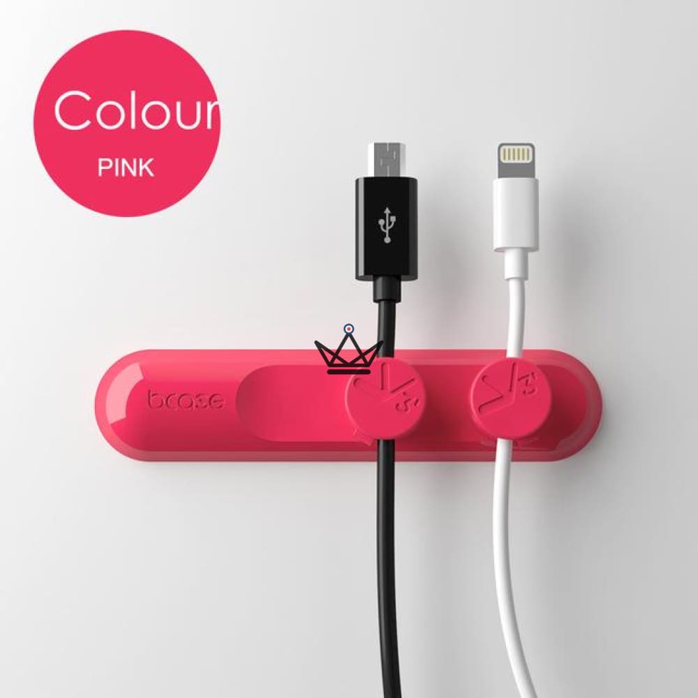 Organizador de cable magnético - BCASE T'UP - Pink