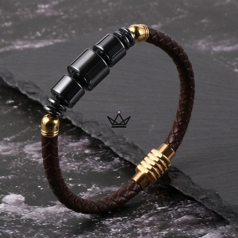 Armband Titan – Rindsleder & Titanmodule – 4 Kombinationen – Ansicht 6
