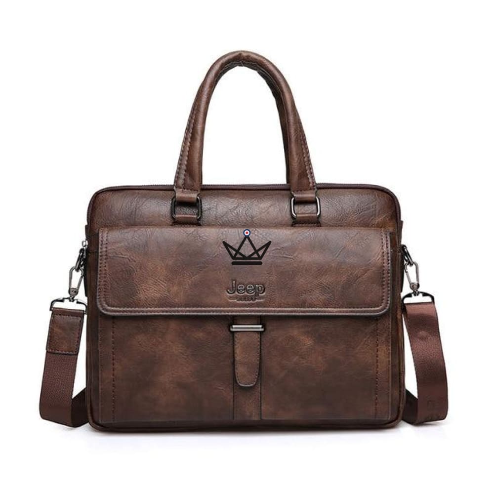 Bolsa de cuero vintage - JEEP — vista 3