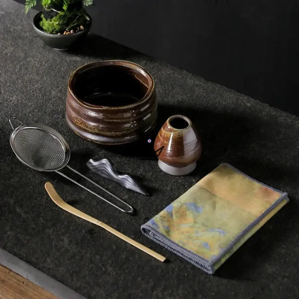 Matcha Tea Ceremony Set - Complete Traditional Box — view 2