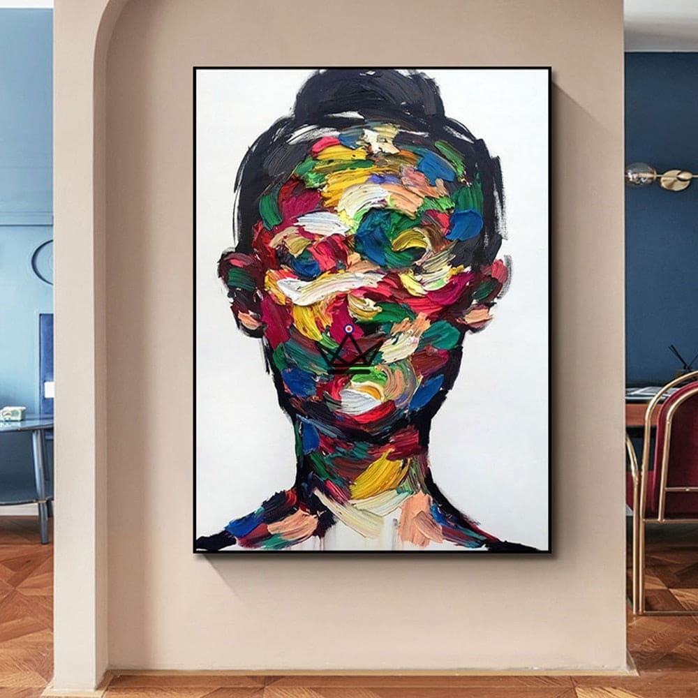 XXL oil painting on canvas - Depth of soul — C / 40cm x 60cm