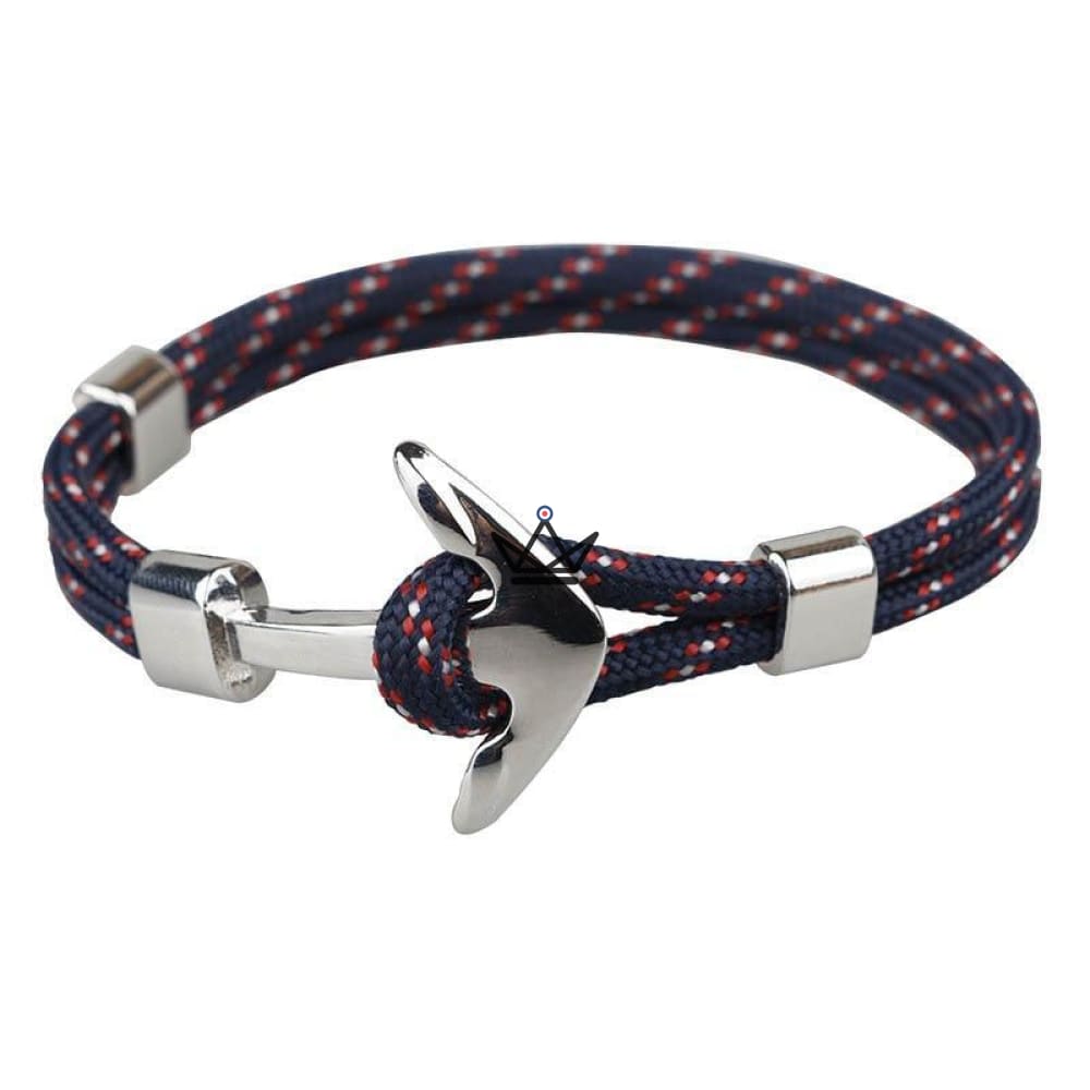 Armband Poseidon – Versilberter Anker – 10 Farben Armband Poseidon – Versilberter Anker – 10 Farben