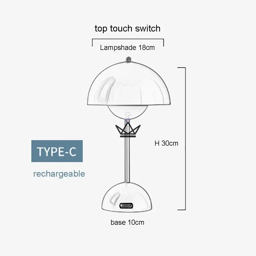 Tischlampe - Flowerpot Style Chromatique von AA – Ansicht 5