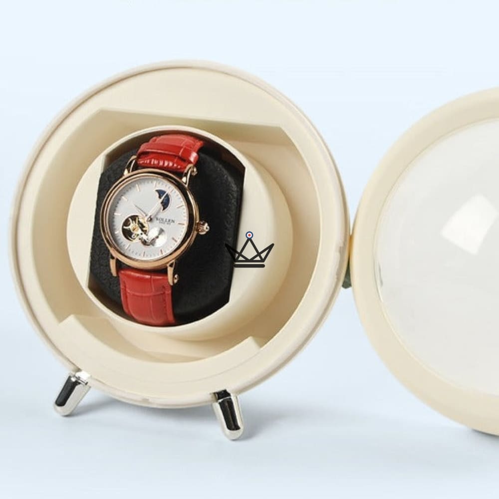 Automatic Watch Winder ORBITALIS — Globe Design, Silent Motor, 2 USB Modes — view 11