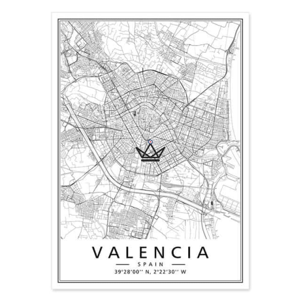 Mapa de la ciudad carteles — vista 21