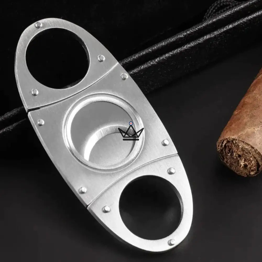 Zigarrenschneider BANG Guillotine – gebürsteter Stahl & Nieten, Ringmass max. 53 – Ansicht 3