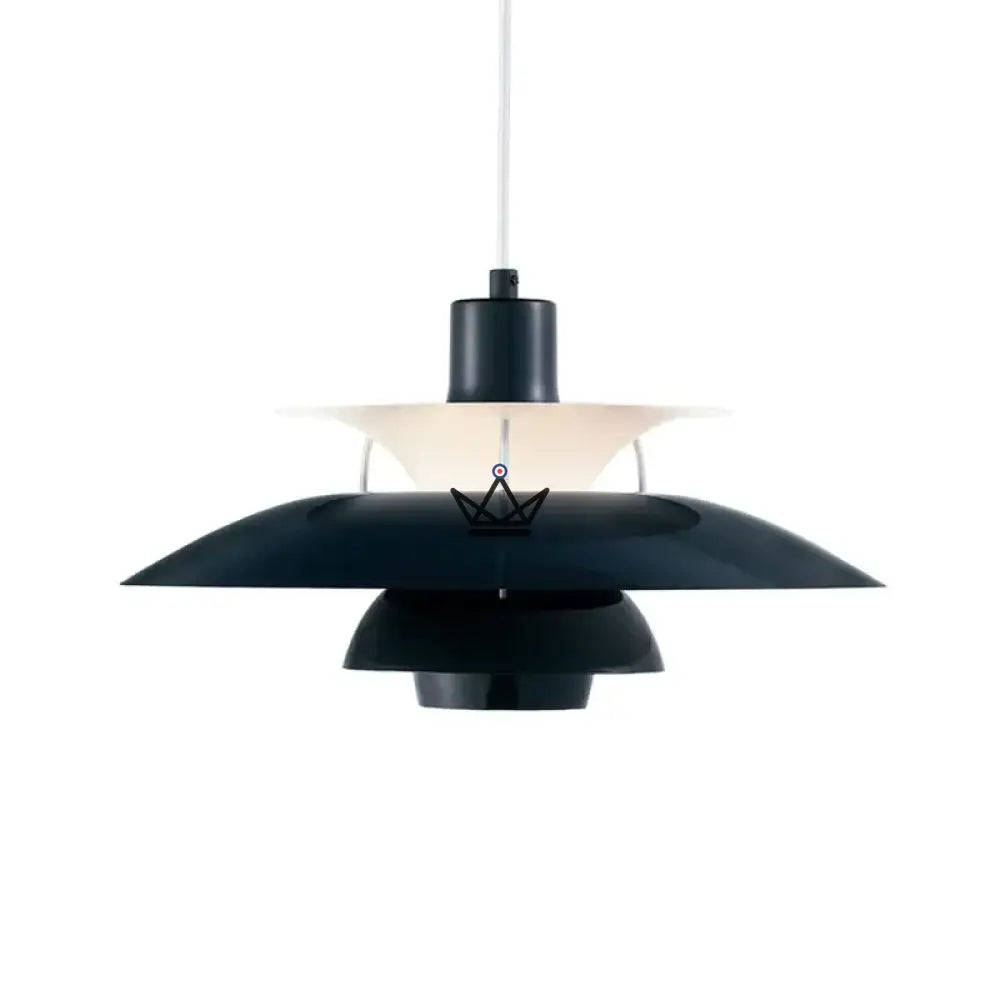 Chandelier pendant Lighting - Nordisk Lys — Intense black / 30cm