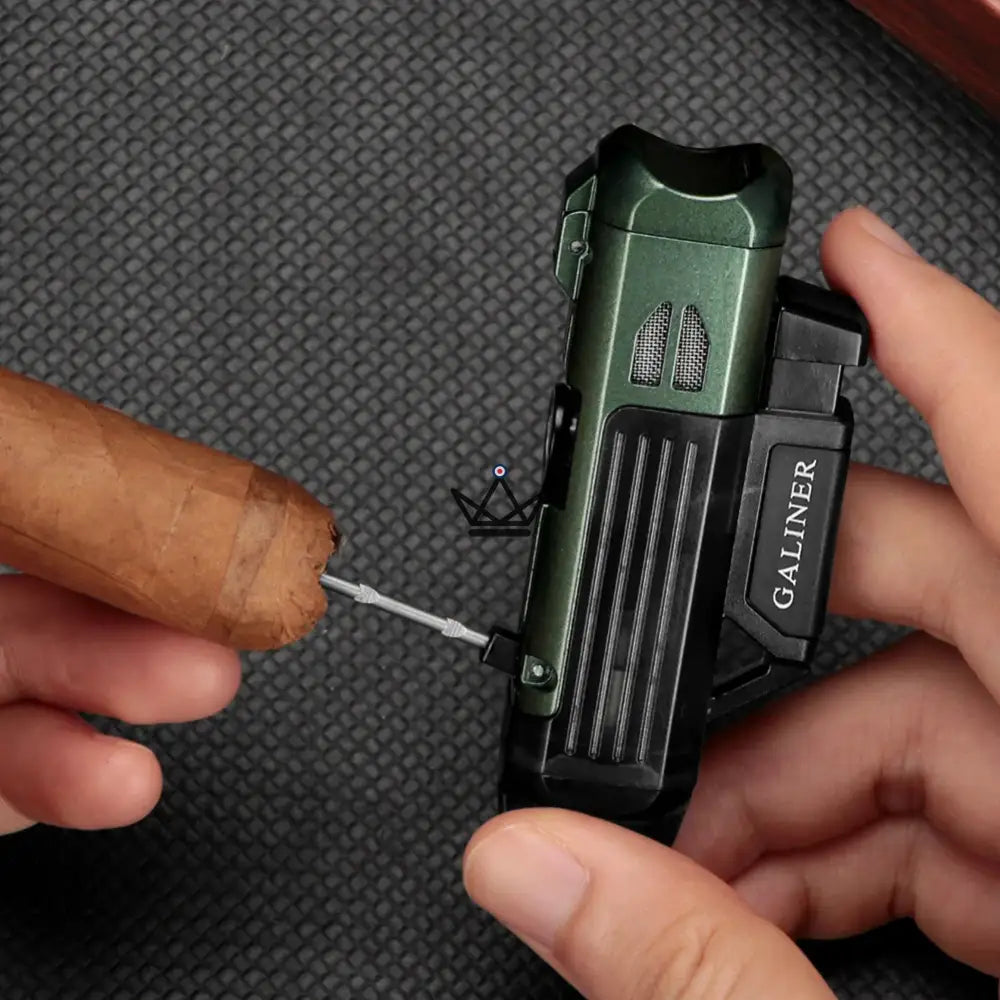 Briquet à Cigare ALISTAIR — Torche Puissante, Poinçon + Aiguille Intégrés | 3 Coloris — image 4