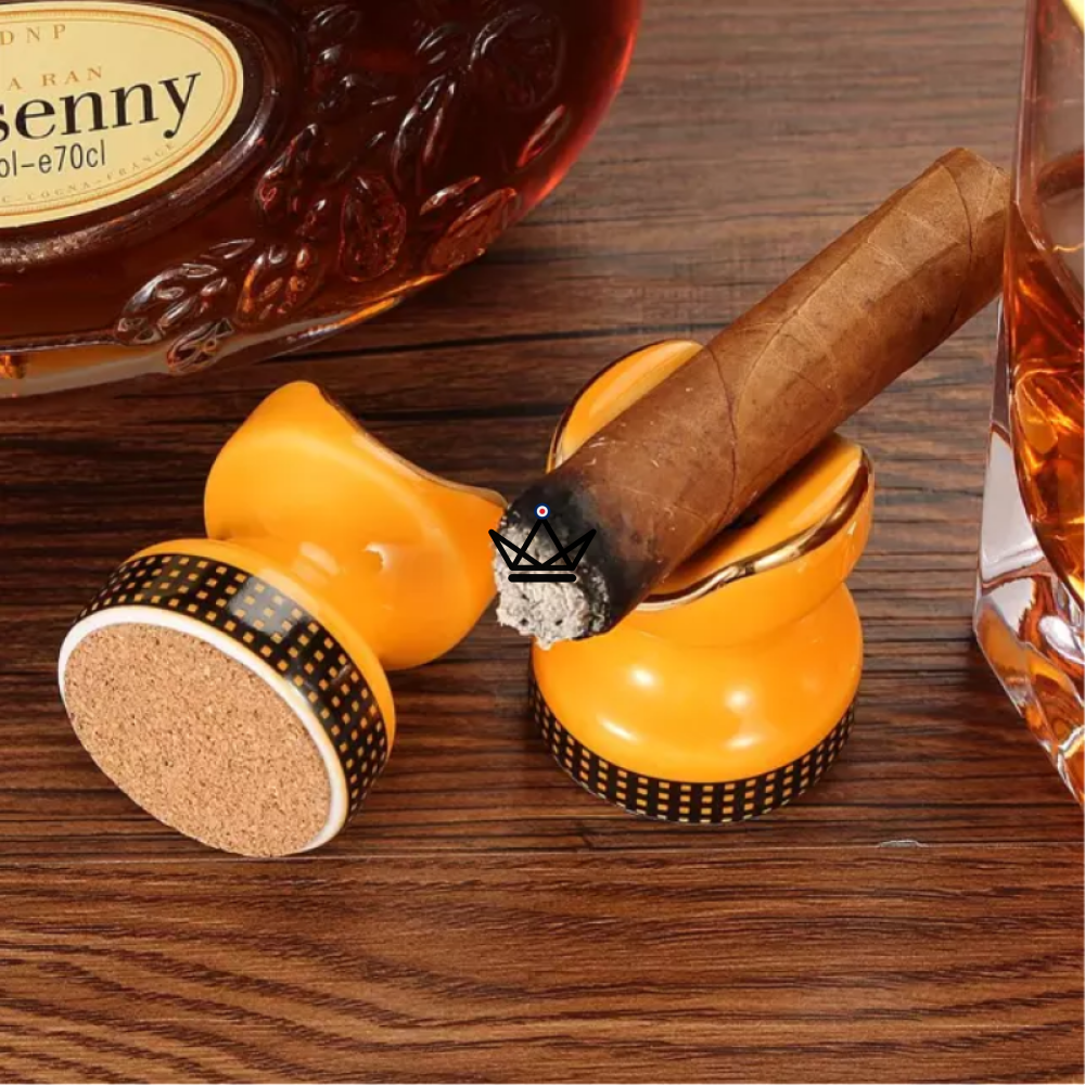 LAPAZ Cigar Rest — Set of 2, High Quality Ceramic, 4.5 × 3.5 × 3.5 cm | Cigar — view 1