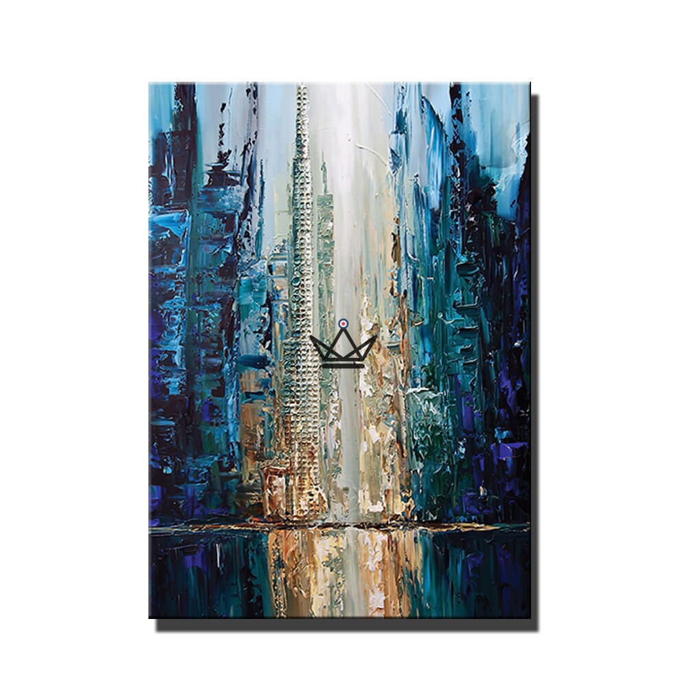 XXL pintura al óleo sobre lienzo - Diseño moderno - vista 18
