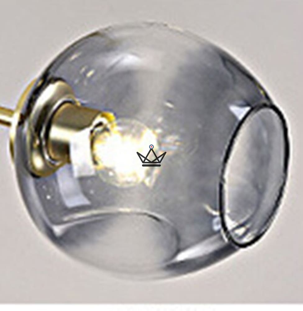 Articulated Industrial Ceiling Chandelier - Branching Bubble Style — view 40