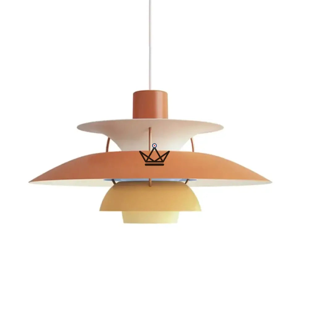 Chandelier pendant Lighting - Nordisk Lys — Gradient of Orange / 30cm
