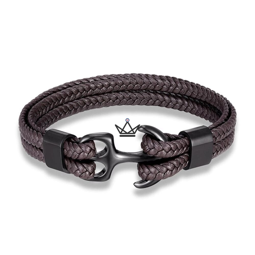 Neptune Twins Bracelet - Double Rope Anchor - 3 Finishes 3 Sizes — view 15