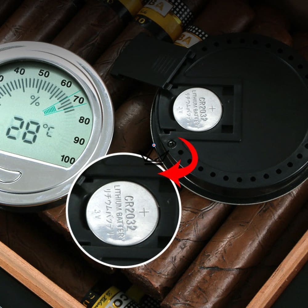 TESLA Electronic Cigar Hygrometer — Maximum Accuracy, Humidity & Temperature — view 5