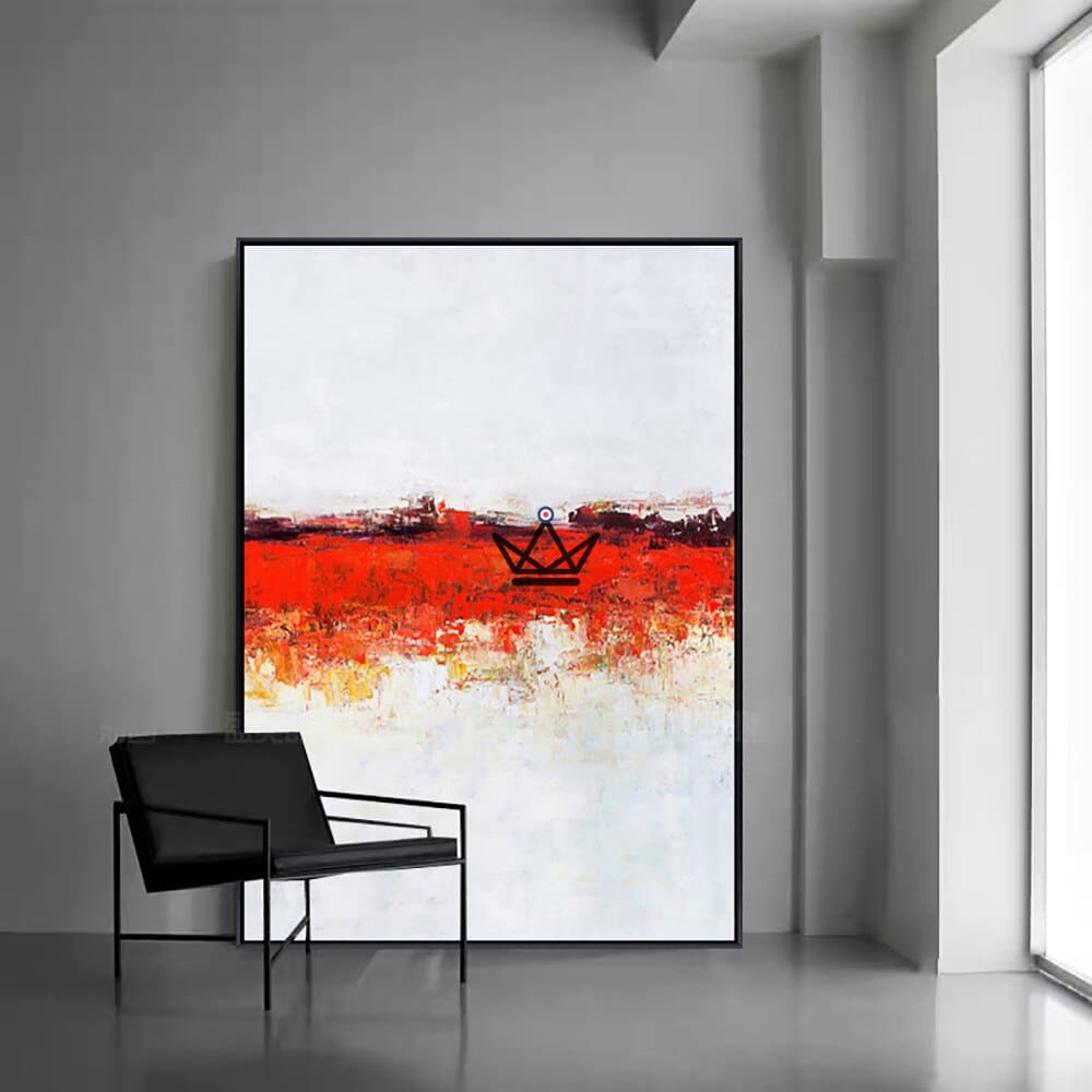 XXL-Ölgemälde auf Leinwand - Scarlet Energy