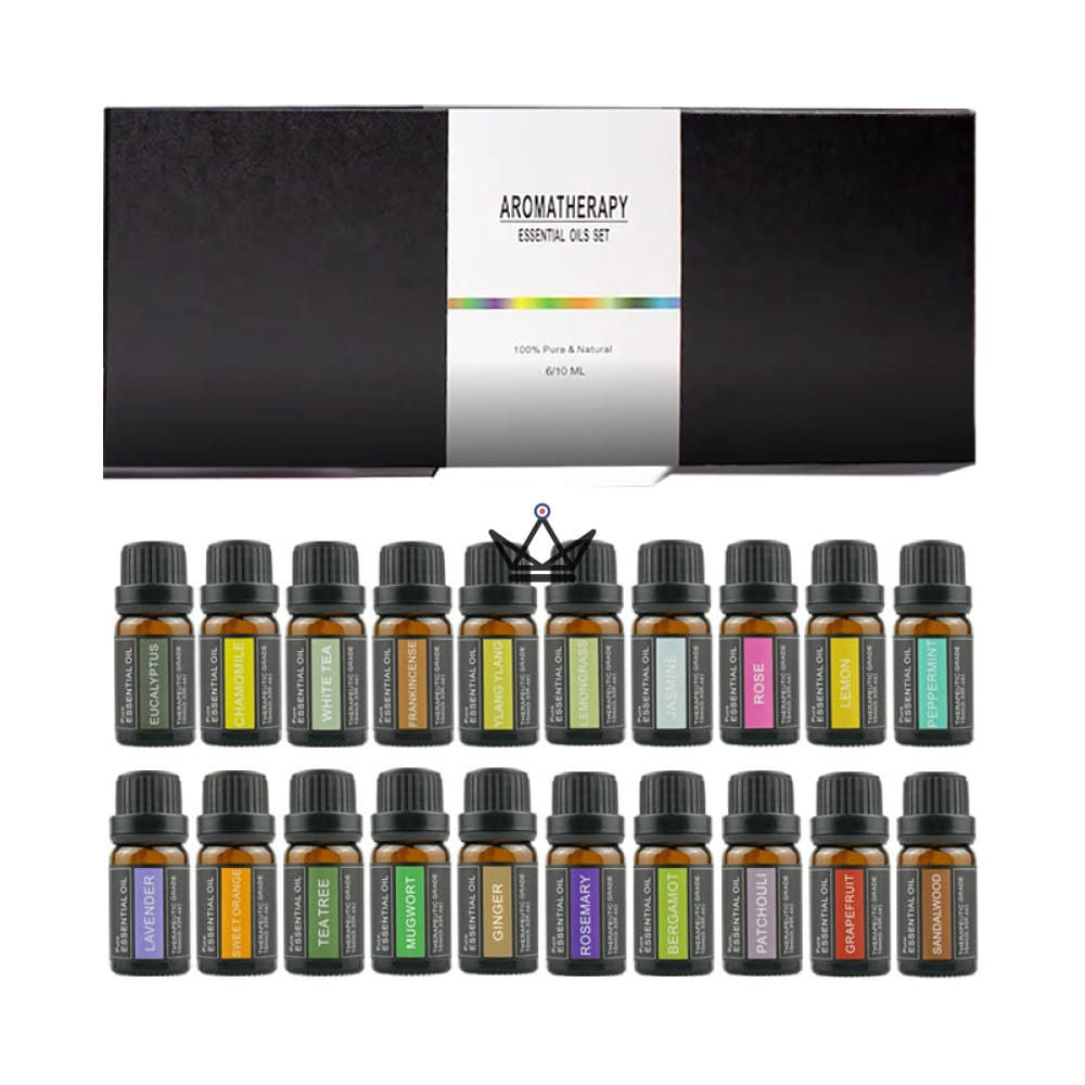 Un conjunto de aromaterapia de prófugo 14 aceites esenciales