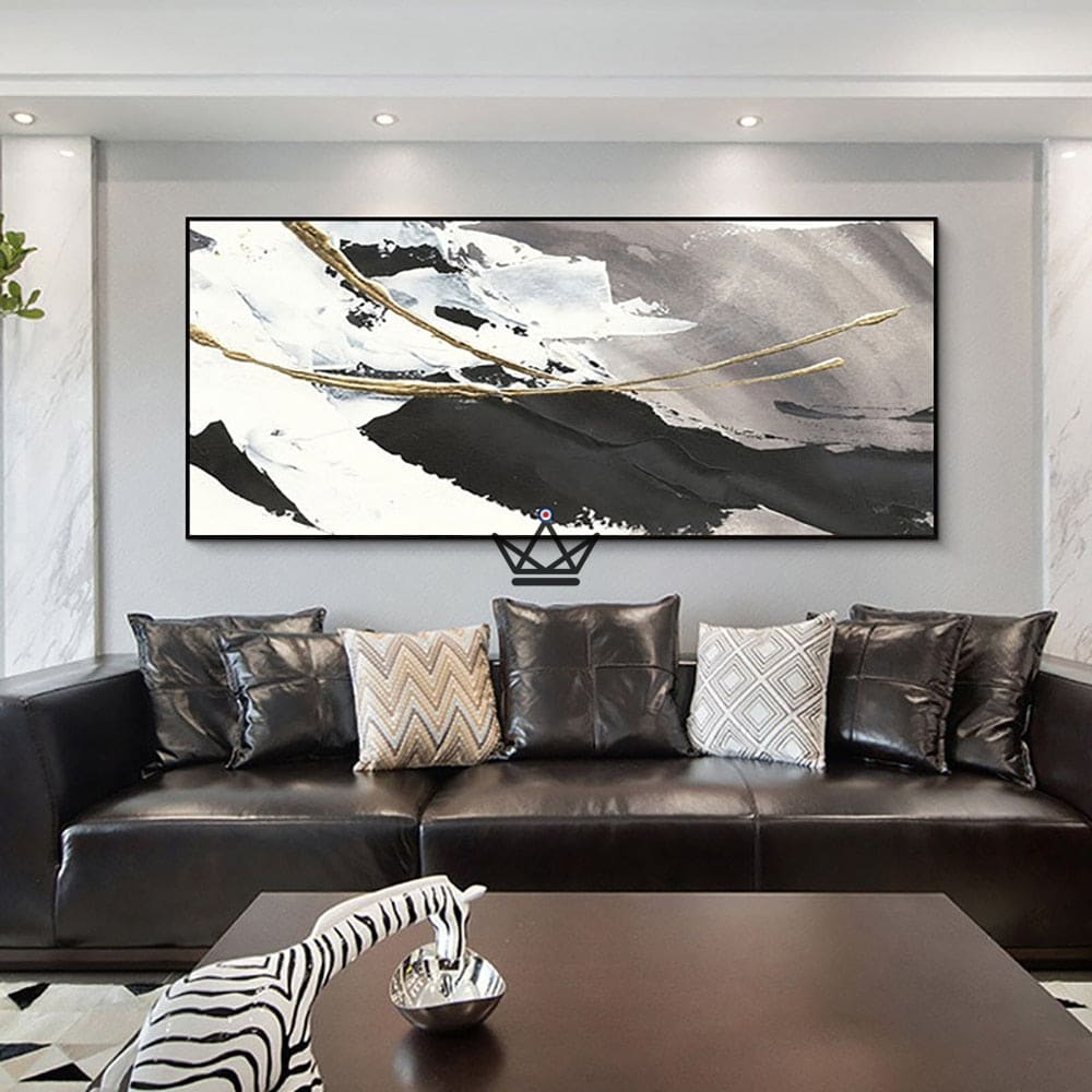 Pintura al óleo sobre lienzo XXL - Ecos cromáticos - vista 4