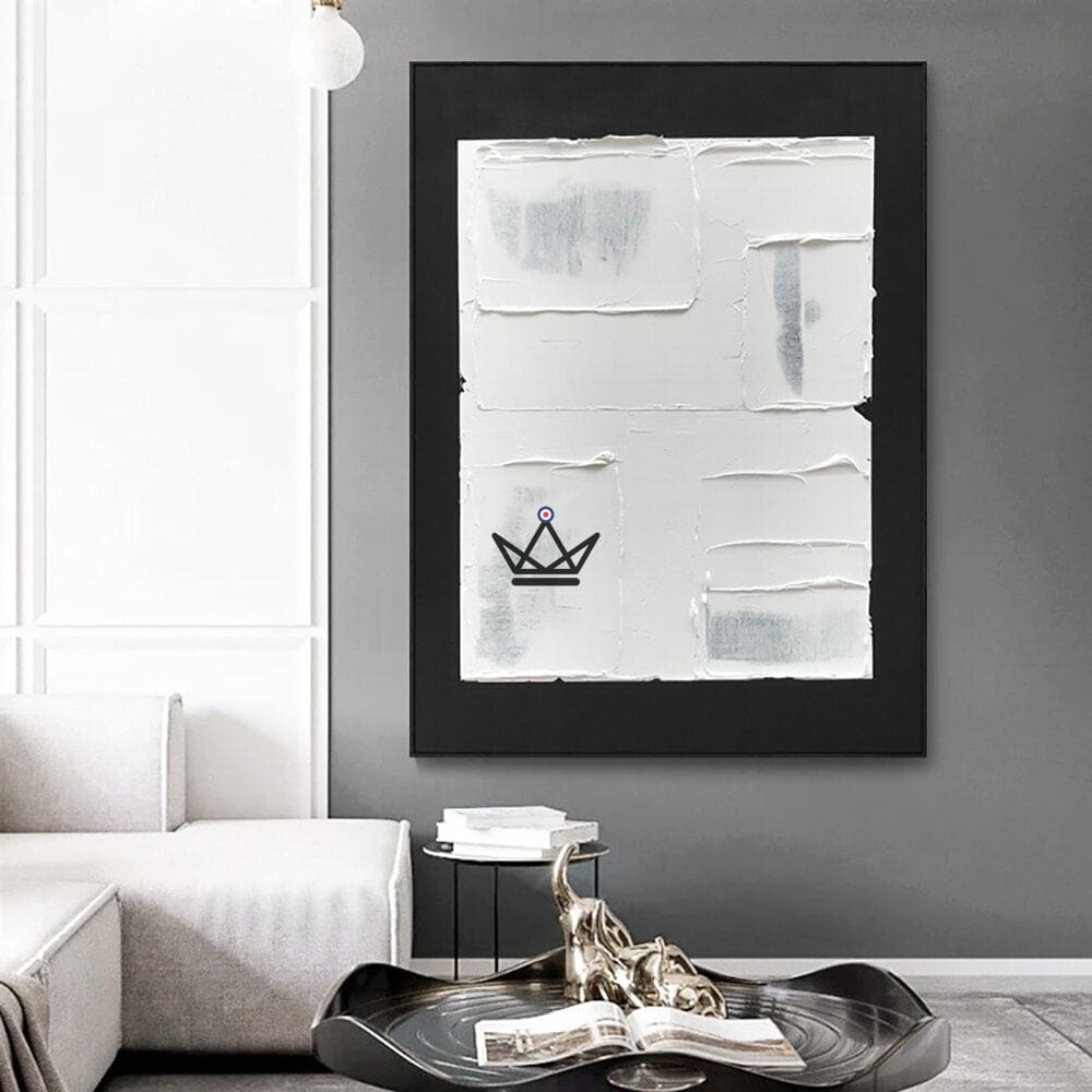 XXL oil painting on canvas - Monochrome Balance — view 4