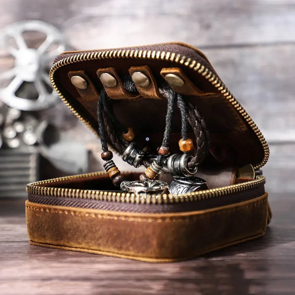 Customizable Leather Jewelry Box – Voyageur Nova — view 5