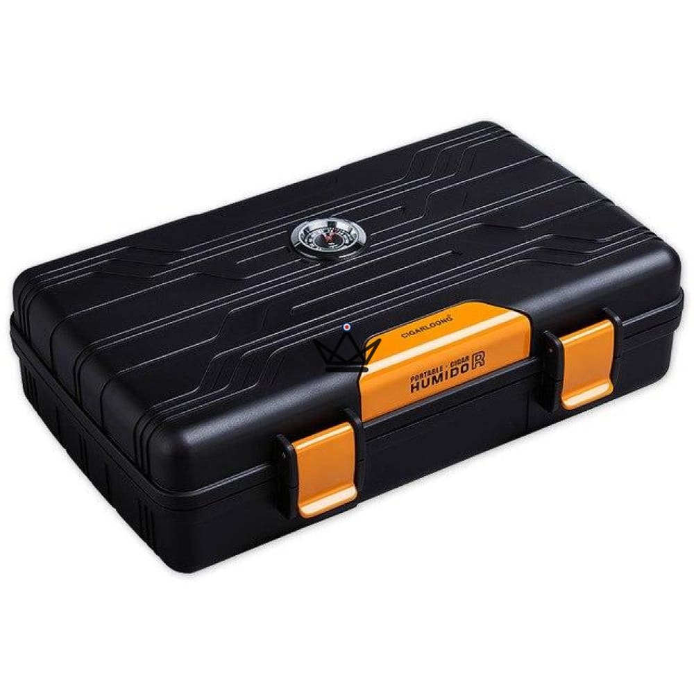 Reisehumidor RICK 21 — Stossfest, für 10 Zigarren, integrierter Hygrometer – Ansicht 9