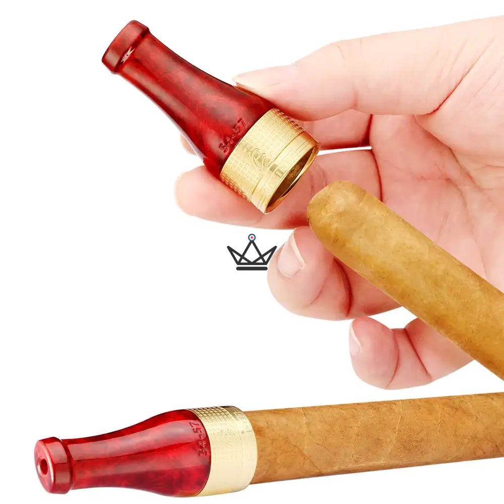 ARISTOCAP Cigar Holders — Set of 4 Sizes 42-57, Black · Red · Black/Silver · Black/Gold — view 9