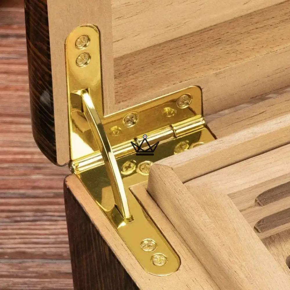 GUEVARA ELEGANCE Cigar Humidor — Fingerprint, Spanish Cedar, High Security — view 6