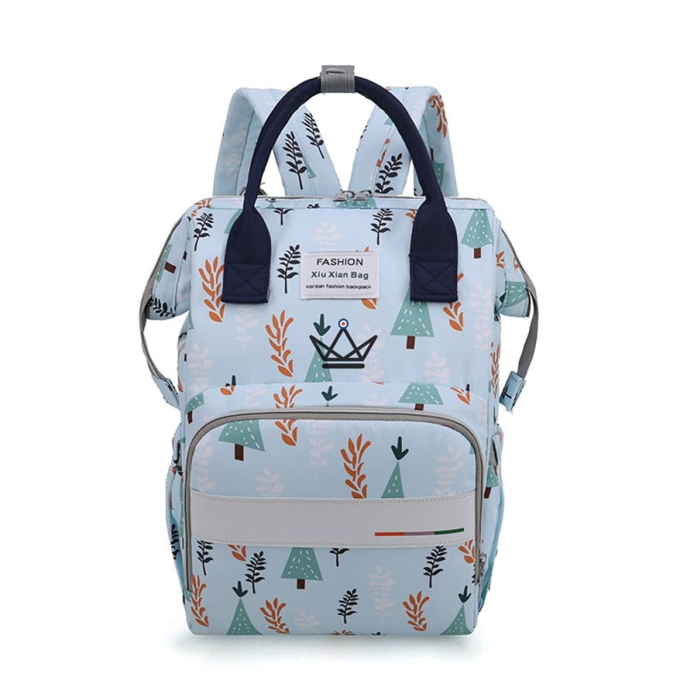 Mochila de maternidad / bolsa de cambio - FLORES - Bosque