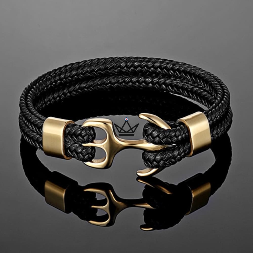 Pulsera Neptune Twins — Doble cuerda y ancla, 3 acabados y 3 tallas Pulsera Neptune Twins — Doble cuerda y ancla, 3 acabados y 3 tallas