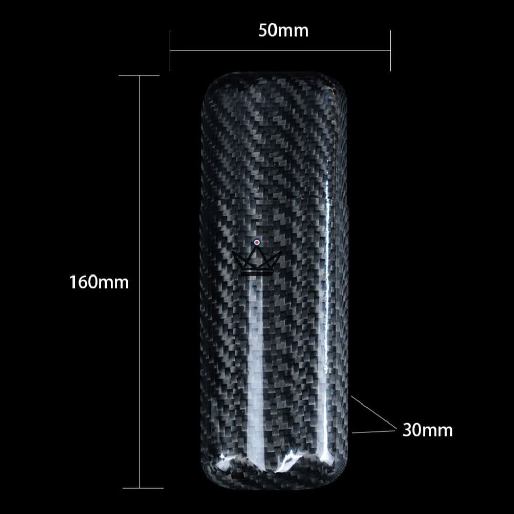 CARBON Cigar Case — carbon fiber, 2 or 3 cigars, 60 ring gauge max — view 5