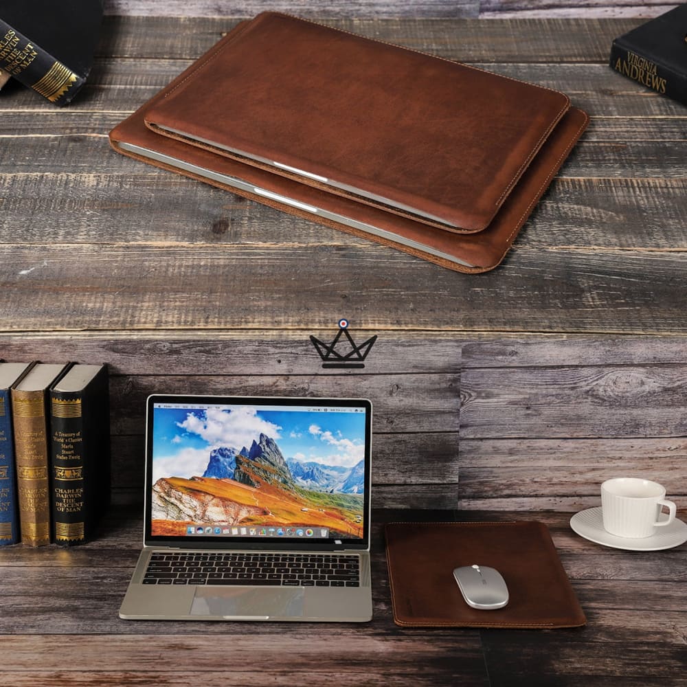 Anpassbare Laptoptasche aus Leder – Voyageur Sicuro – Ansicht 6